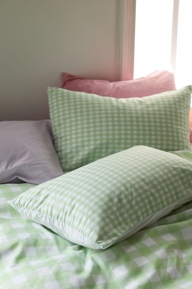 Gingham clearance euro shams