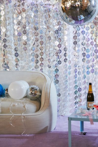 Xo, Fetti Disco Ball Party Curtain | Urban Outfitters