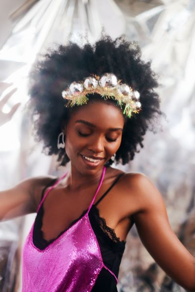 XO Fetti Disco Ball Headband | Urban Outfitters