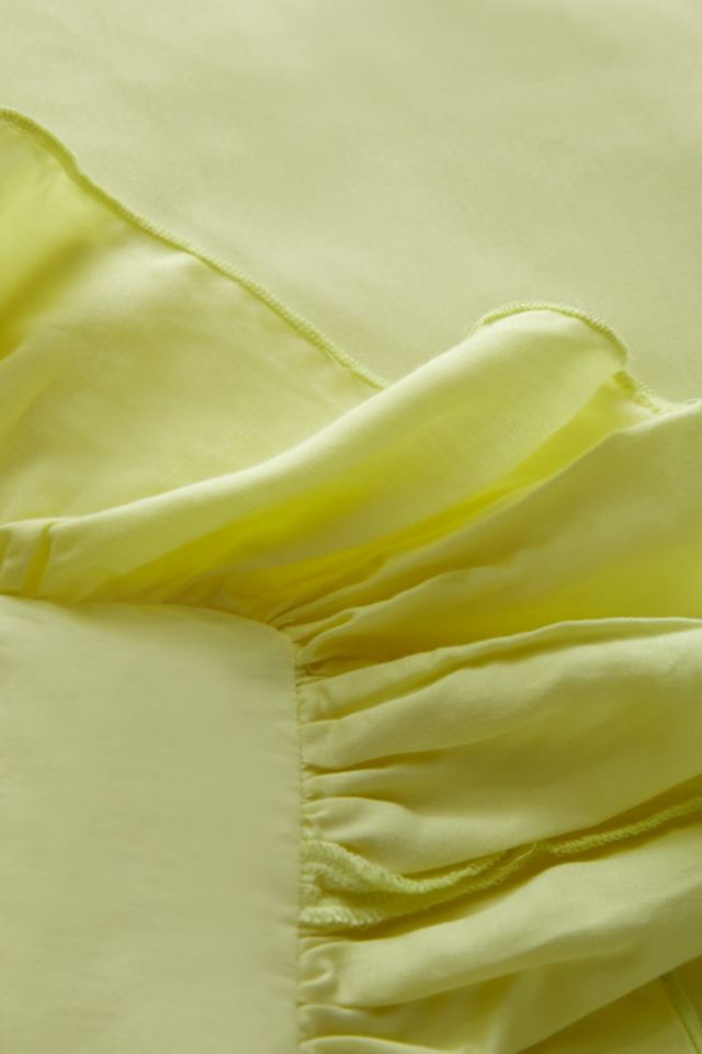 Housse de Couette en Satin avec Détail Volant #3