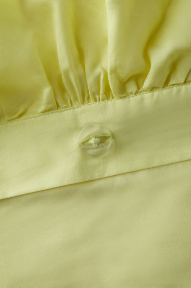 Housse de Couette en Satin avec Détail Volant #4