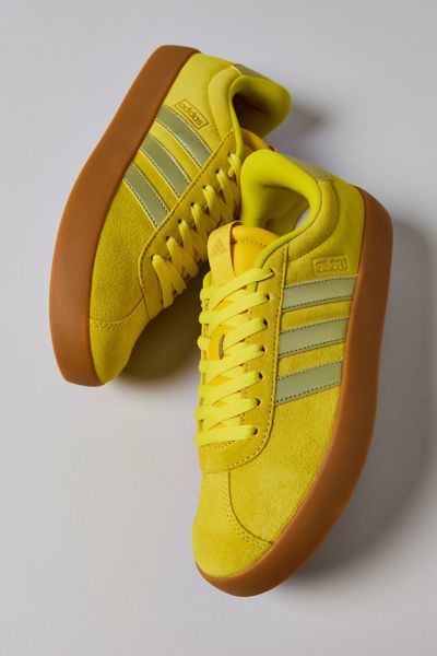 Adidas Originals Women's Vl Court 3.0 Sneaker In Yellow/gold Metallic/utility Yellow, Women's At Urban Outfitters