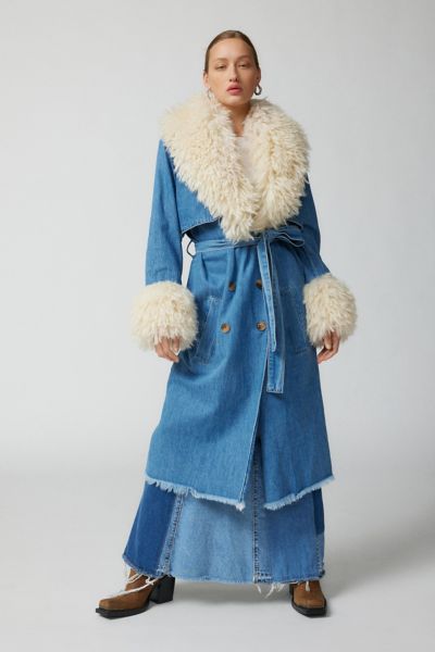 BLANKNYC Crash Course Denim Duster Jacket | Urban Outfitters