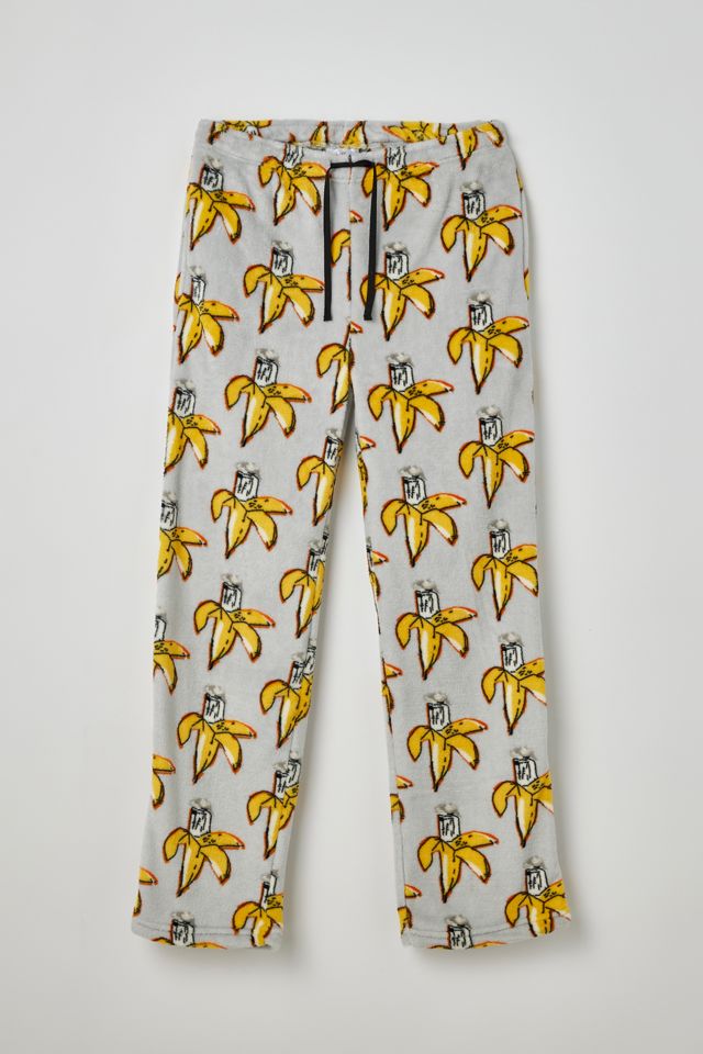 Basquiat Bananas Plush Lounge Pant | Urban Outfitters