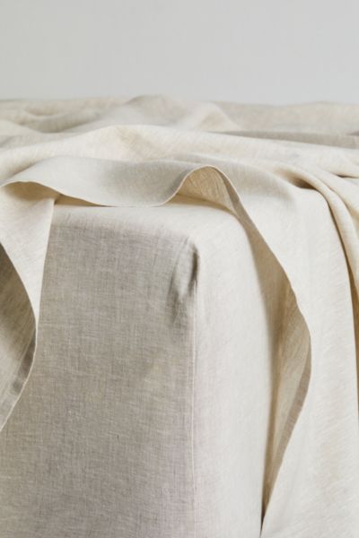 Bed Threads French Flax Linen Fitted Sheet
