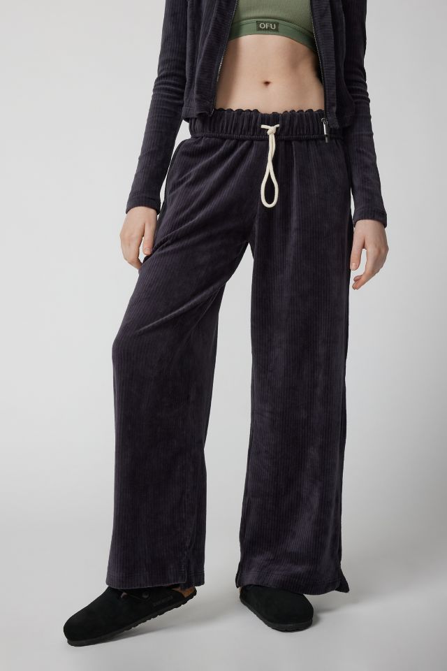 Out From Under Hoxton Velour Track Pant | Urban Outfitters