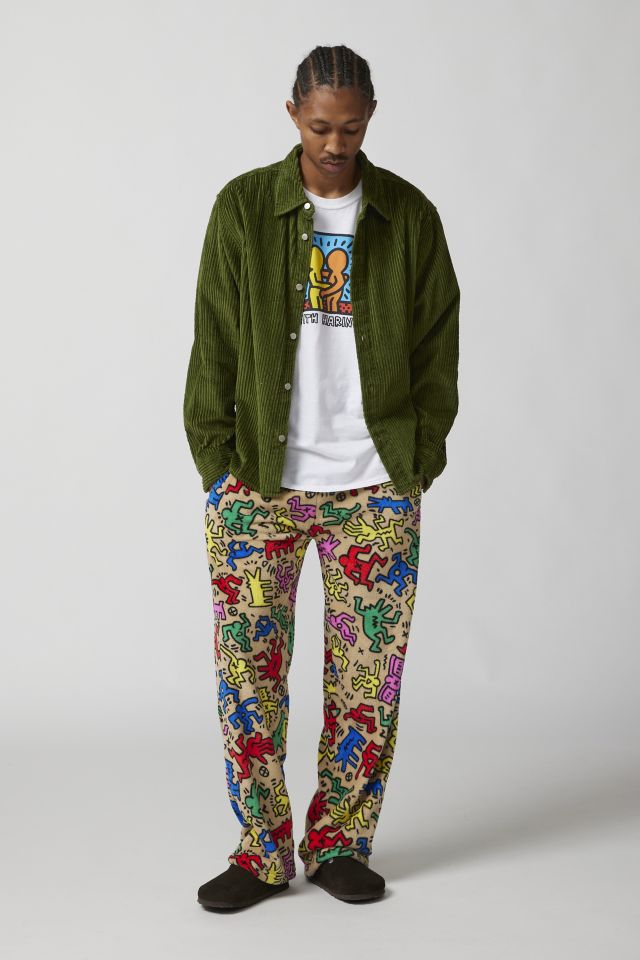 Pantalon de Détente en Peluche Keith Haring Figures #1