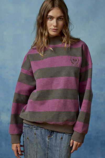 Bdg Orion Mock Neck Sweatshirt In Blush
