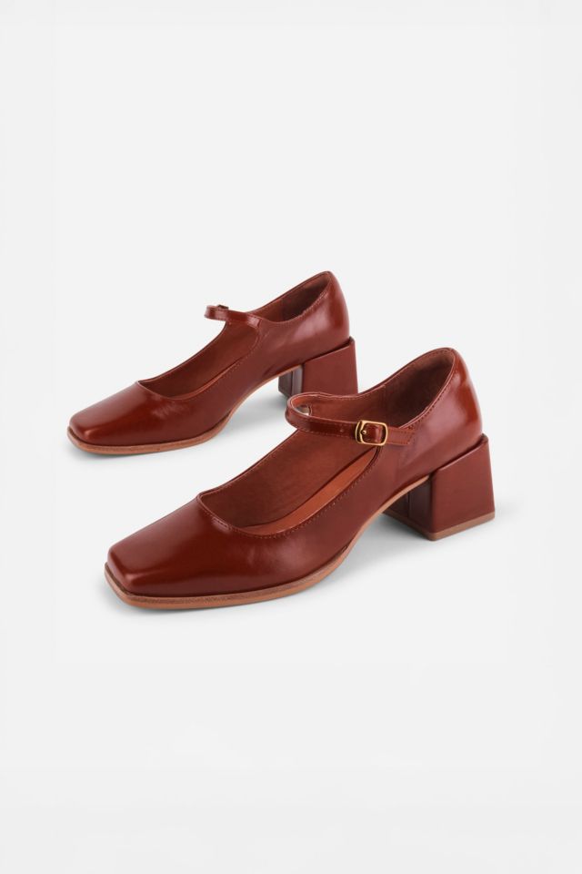 Intentionally Blank Christopher Leather Mary Jane Heel
