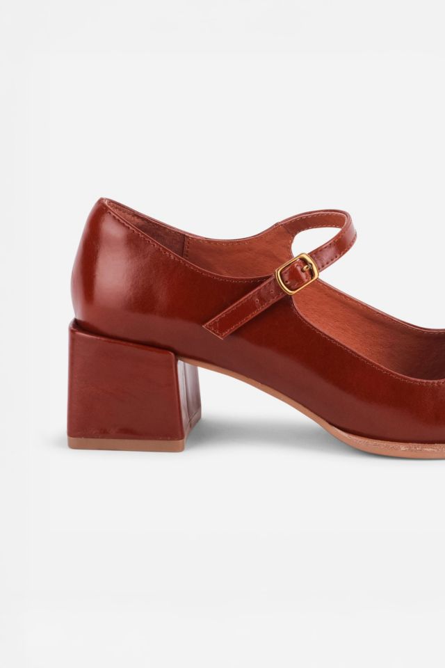 Intentionally Blank Christopher Leather Mary Jane Heel
