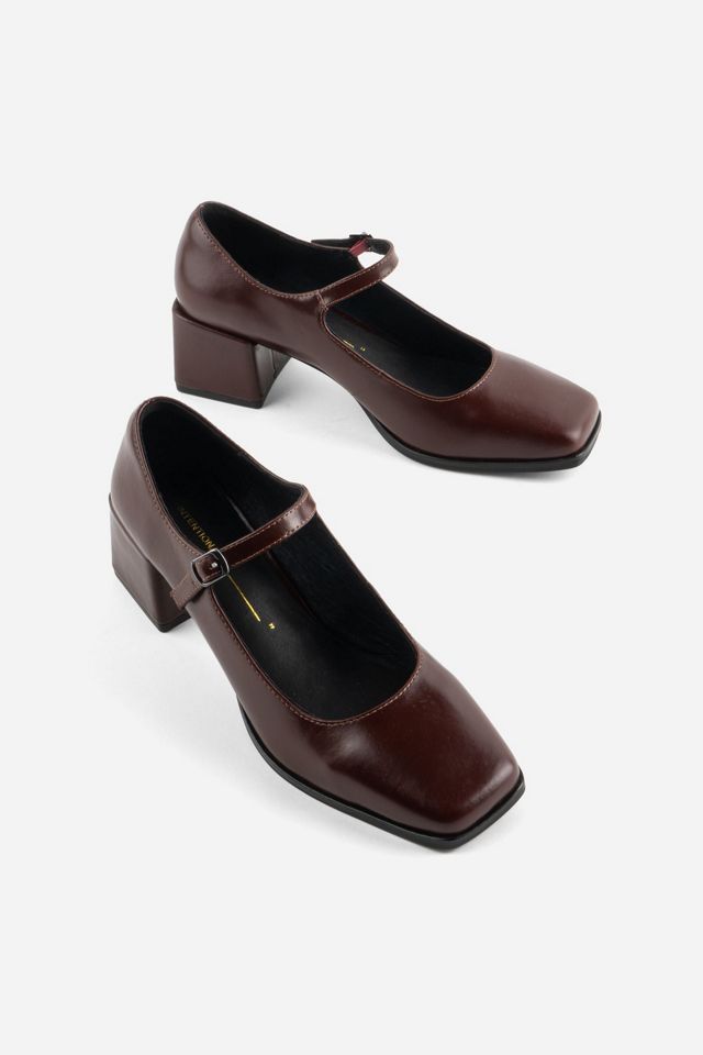 Intentionally Blank Christopher Leather Mary Jane Heel #2