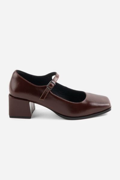 Intentionally Blank Christopher Leather Mary Jane Heel