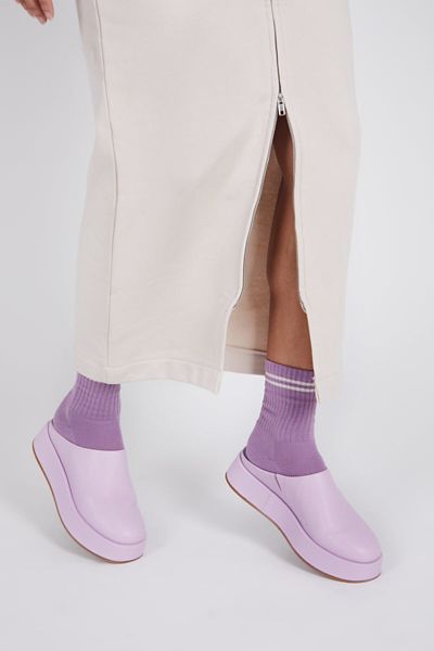 Intentionally Blank Risen Platform Mule Lilac In Lilac