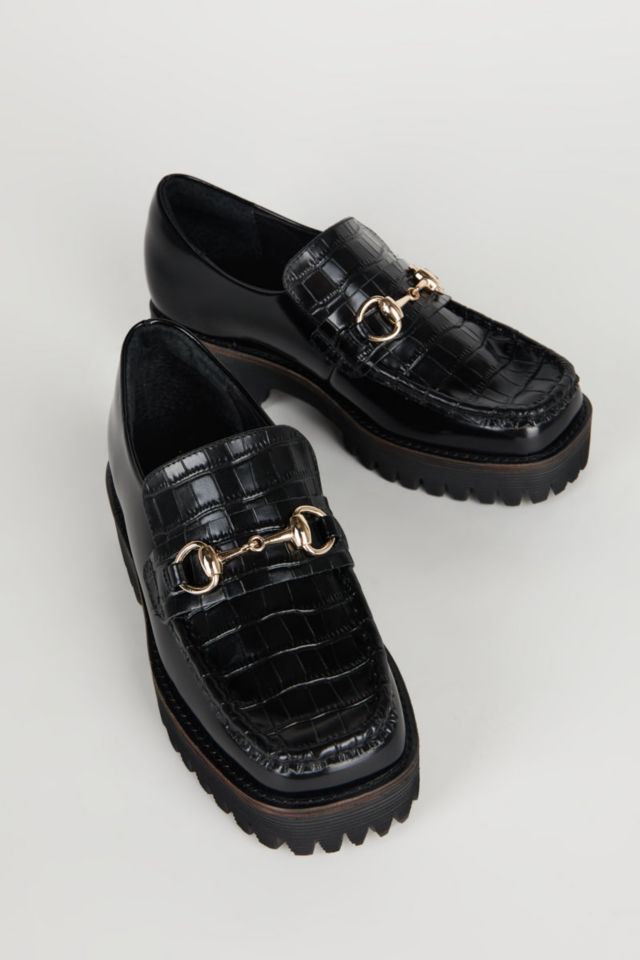 Intentionally Blank HK-2 Croc-Embossed Lug Loafer #2