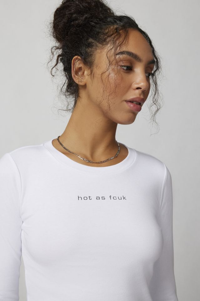 French Connection Hot As Fcuk Long Sleeve Tee #1