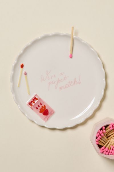 Urban Outfitters Lana Dessert Plate In Red At