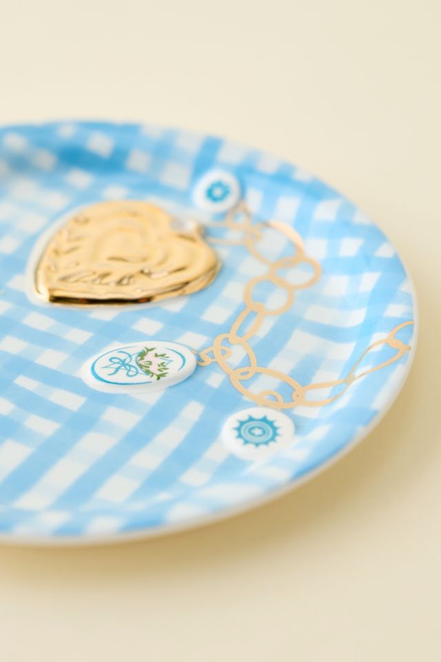 Lana Patterned Ceramic Dessert Plate #1