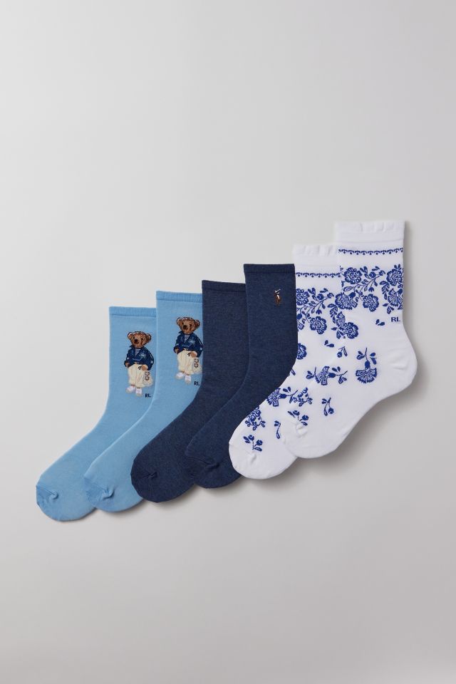 Polo Ralph Lauren Mediterranean Crew Sock 3-Pack #1