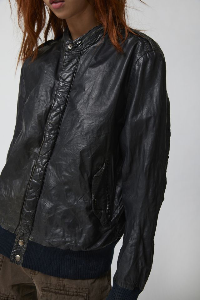 Urban Renewal Vintage Leather Bomber Jacket