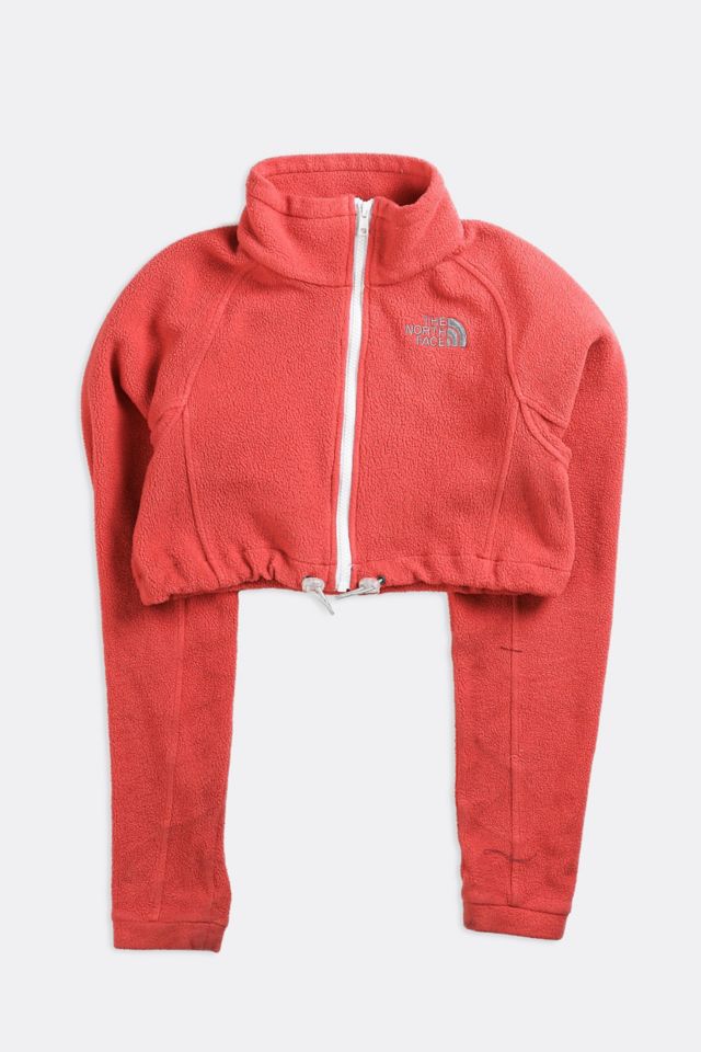 Frankie Collective Rework North Face Crop Fleece Jacket 030 Urban Outfitters