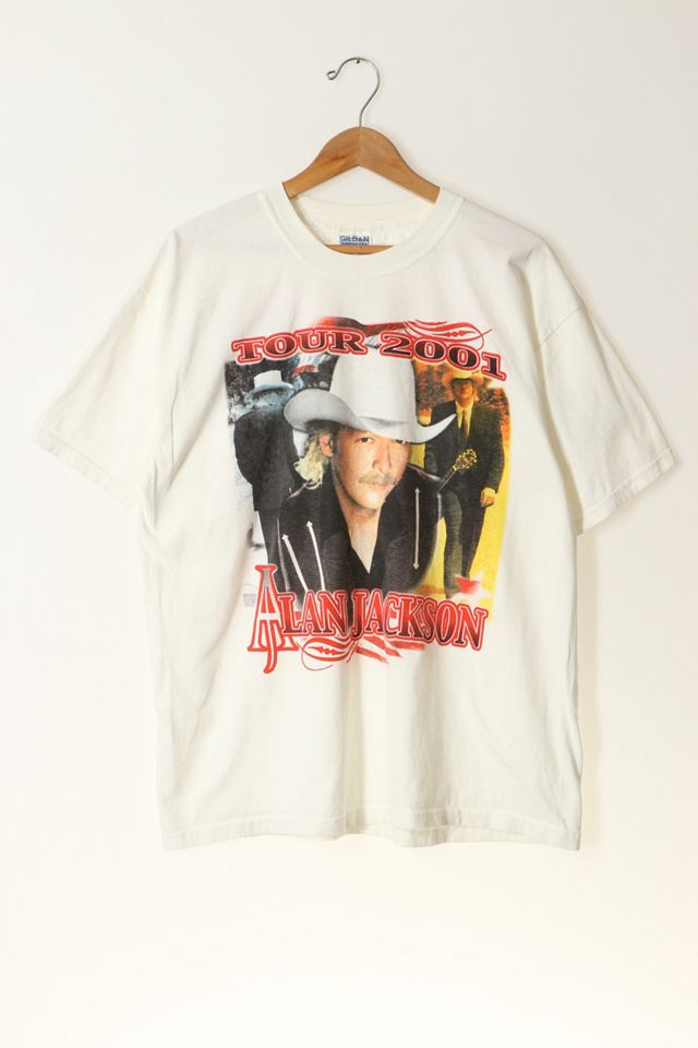 Vintage 2001 alan jackson tour t shirt urban outfitters