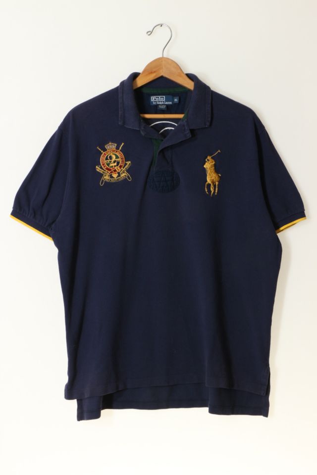 Vintage Polo Ralph Lauren Big Pony Pique Polo Shirt | Urban Outfitters