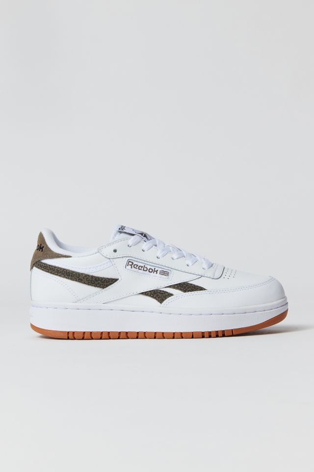 Reebok Classic CLUB C DOUBLE - Trainers - footwear white/cold grey