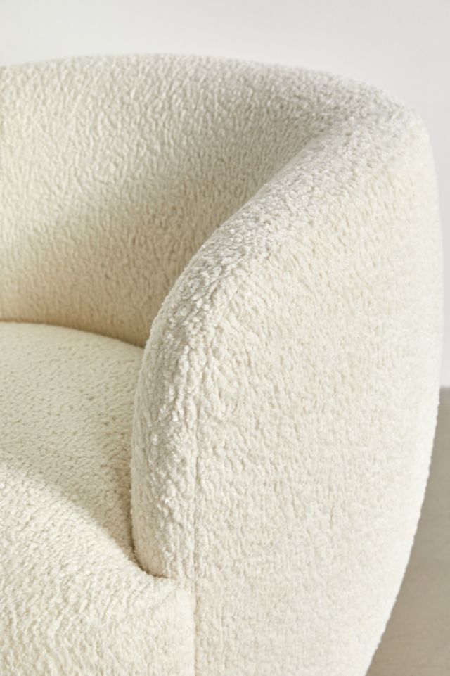 Sheepskin deals swivel chair