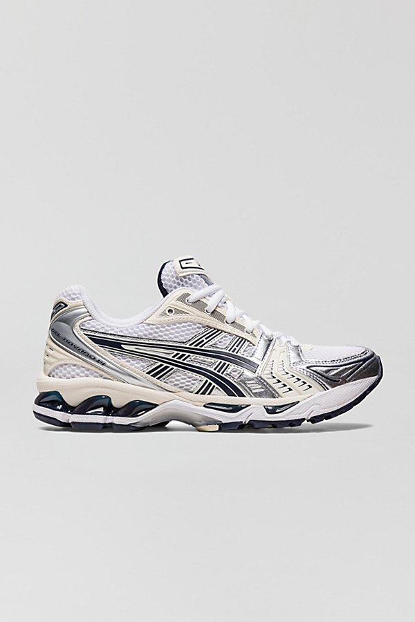 Asics Gel-kayano 14 Sneaker In White/midnight, Women's At Urban Outfitters