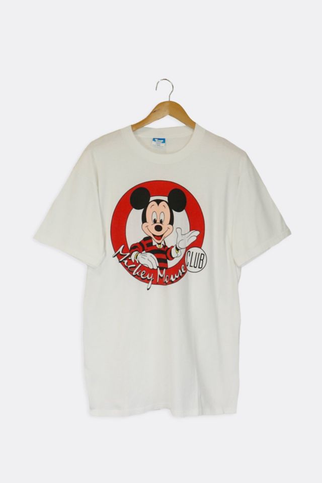 Vintage Disney Mickey Mouse Club Vinyl Graphic T Shirt Urban Outfitters