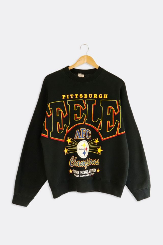 Vintage Color Block Pittsburgh Steelers Sweatshirt (1995) 