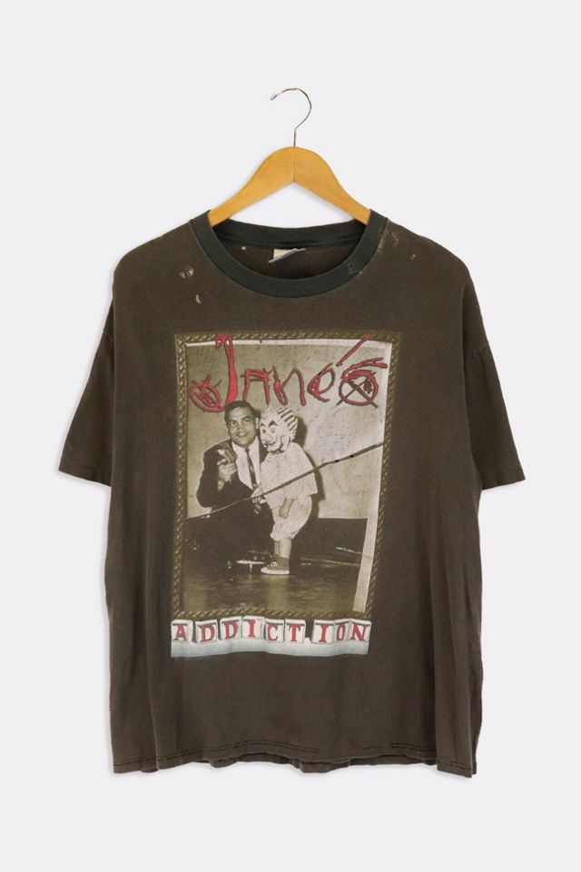 Vintage Distressed Jane's Addiction Clown Graphic T Shirt | Urban ...