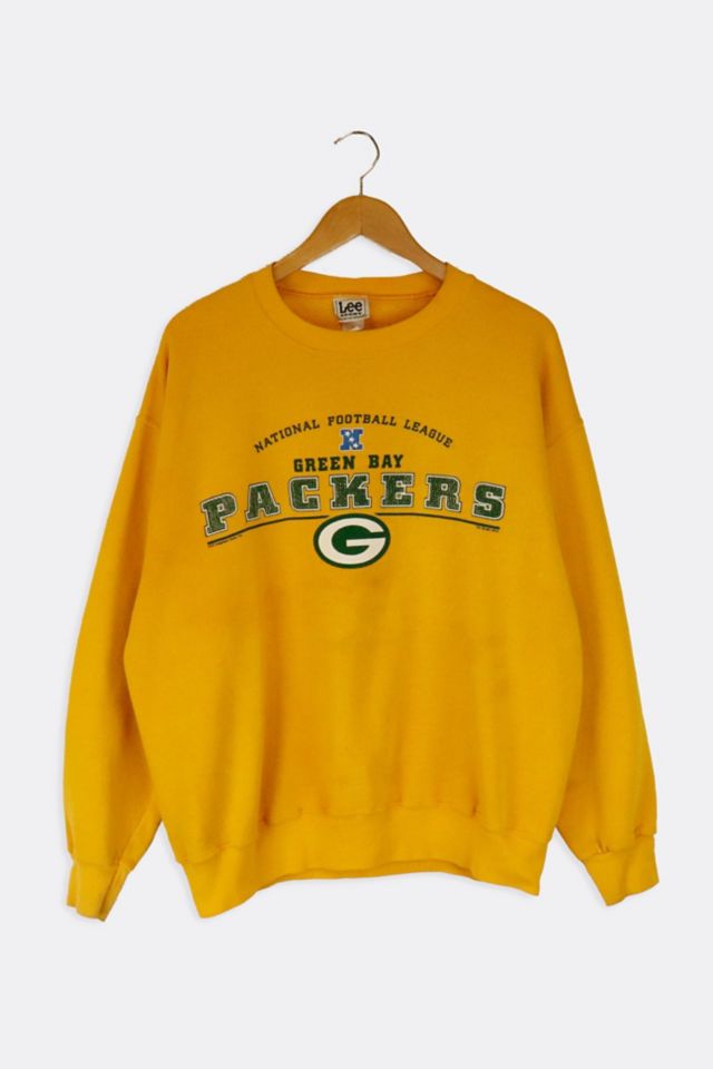 green bay packers yellow sweatshirt