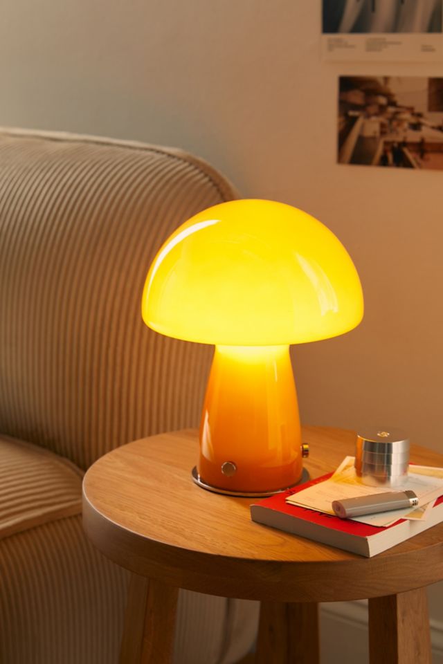 Mushroom Table Lamp 27x31 cm, White