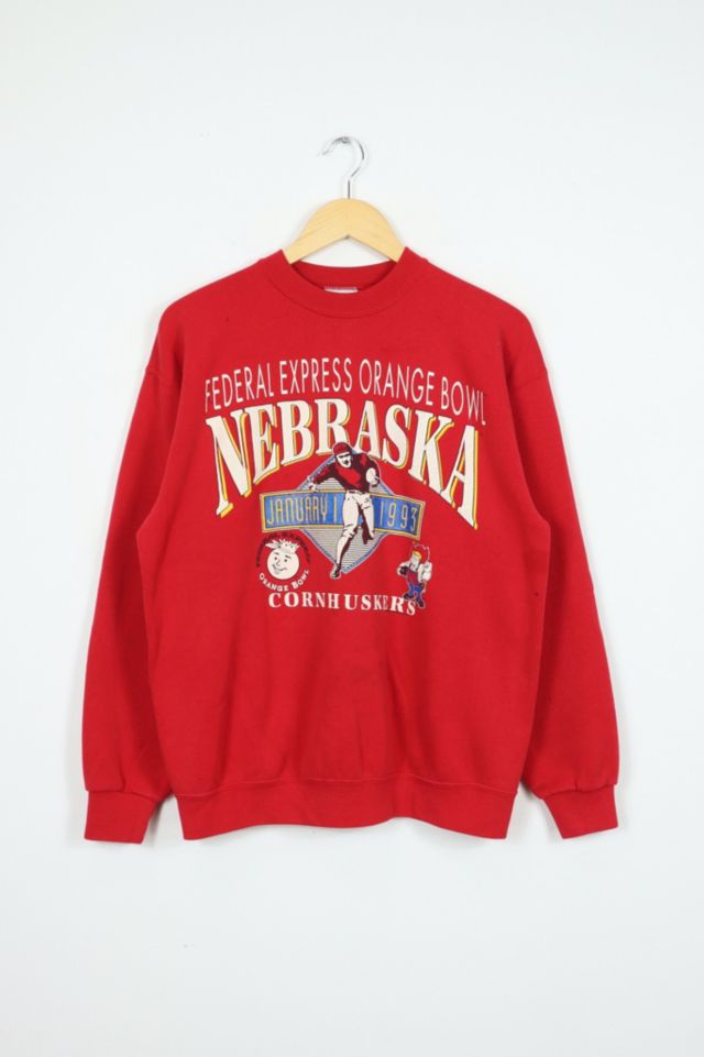 Vintage Nebraska Fed Ex Orange Bowl 1993 Crewneck Sweatshirt