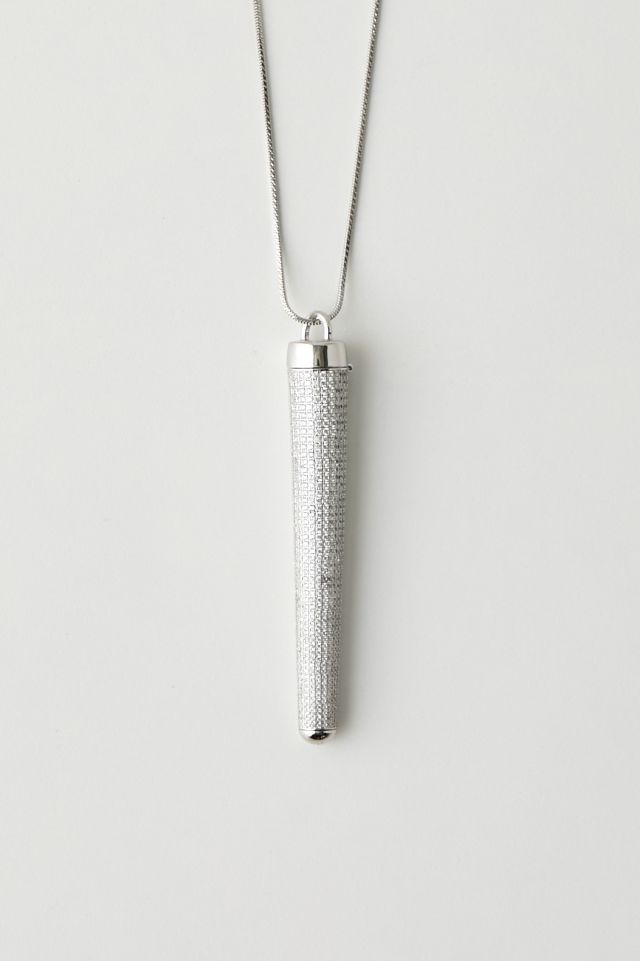 Edie Parker Stash Tube Necklace #1