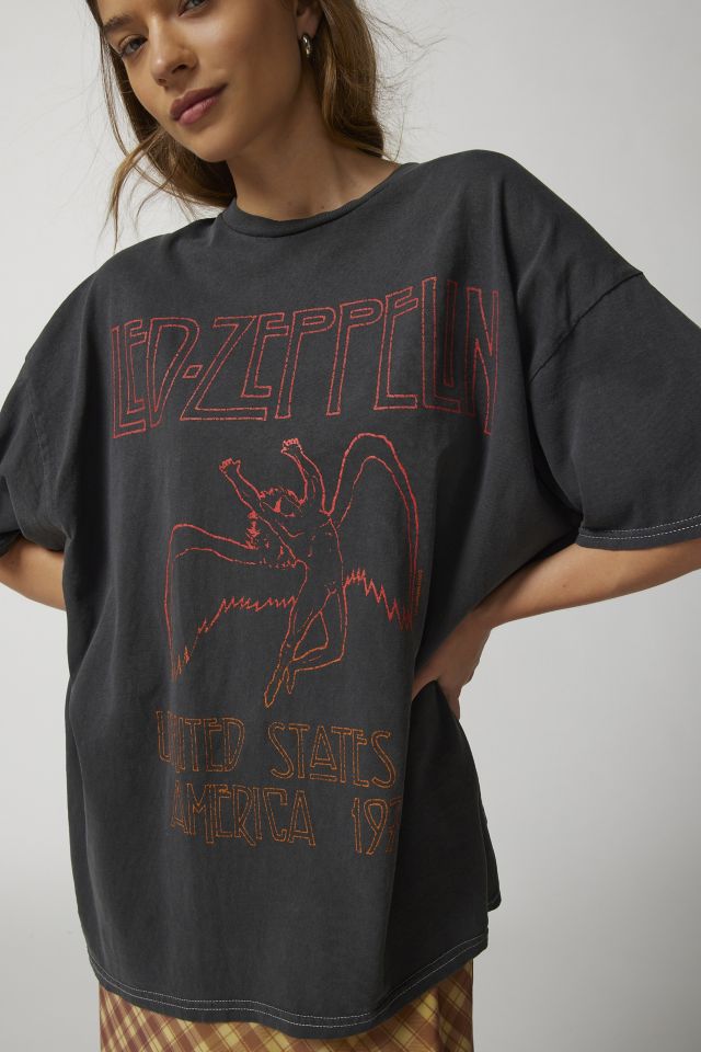 Ladies led shop zeppelin t shirt