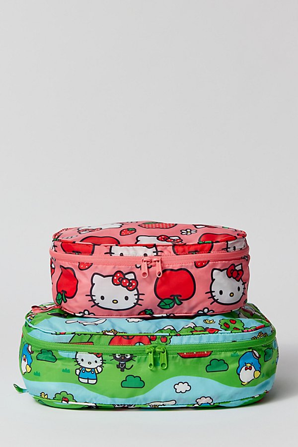 Baggu X Hello Kitty Packing Cube Set In Hello Kitty & Friends