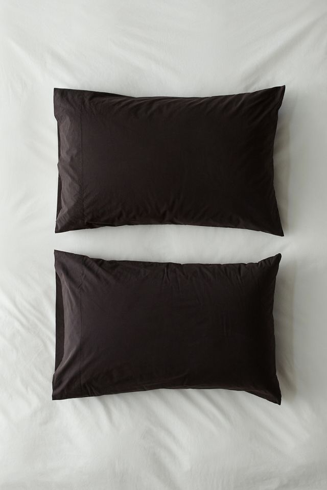 Ensemble de Taies d'Oreiller en Percale de Coton Léger #1