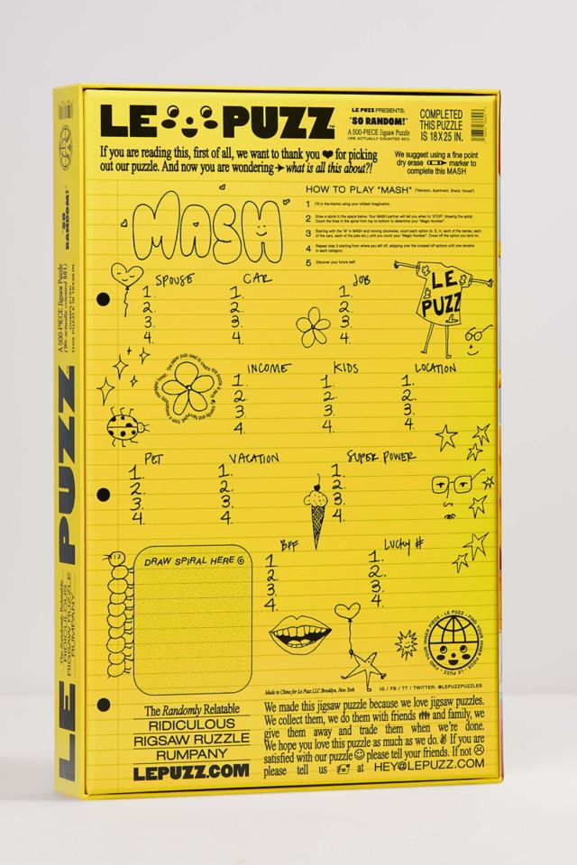 Le Puzz So Random Jigsaw Puzzle #1