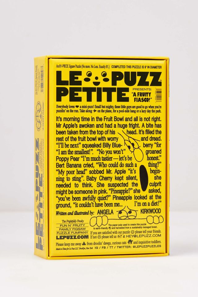 Le Puzz Fruity Fiasco Mini Jigsaw Puzzle #1