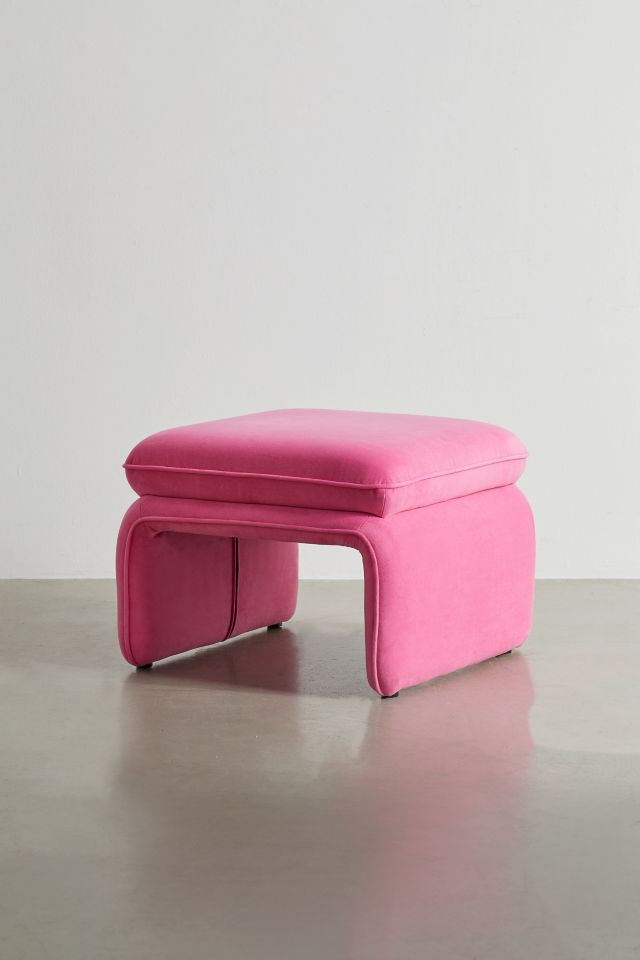 Floria Velvet Ottoman #2