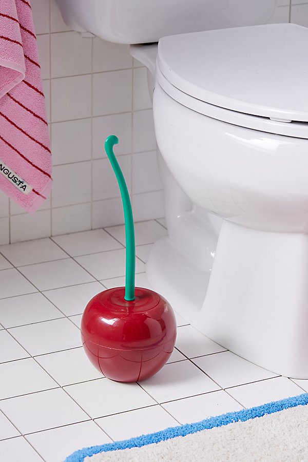 Urban Outfitters Cherry Toilet Brush In Red