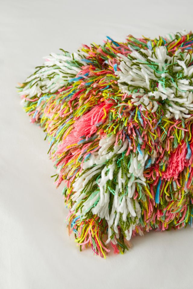 Crazy Yarn Throw Pillow #2