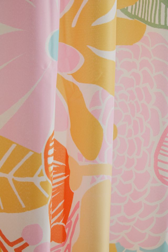Megan Galante  60s Retro Floral Shower Curtain #1