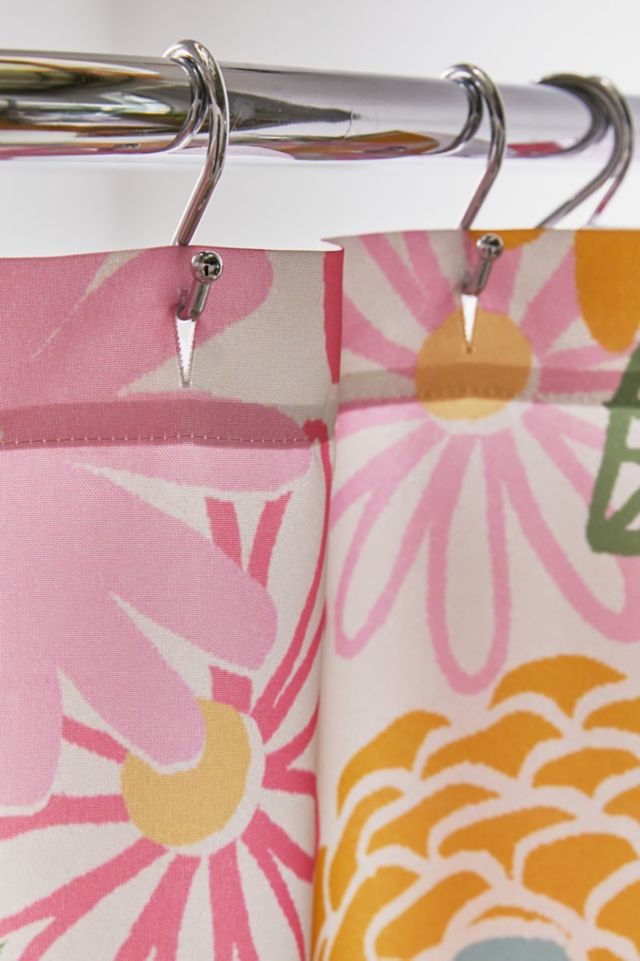 Megan Galante  60s Retro Floral Shower Curtain #2