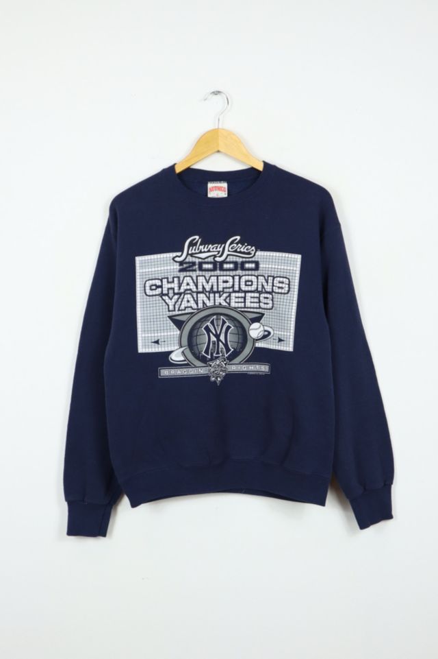 Vintage New York Yankees 2000 Subway Series Champions Crewneck Sweatshirt