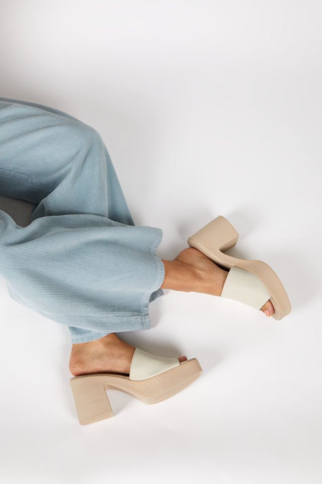 Intentionally Blank Mary Leather Mule Heel #1