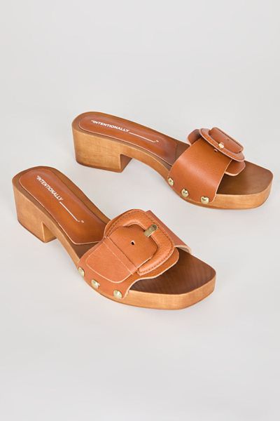 Intentionally Blank Mar Clog Sandal In Canyon