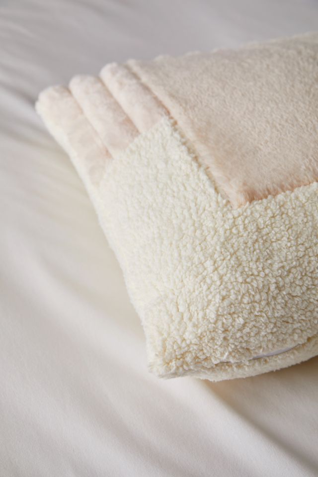 Urban Renewal Remnants Cozy Patched Fleece Throw Pillow #2